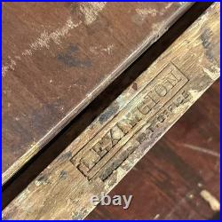 Antique Winsor & Newton Lexington Sketch Box Lock with Key Period Supplies RARE
