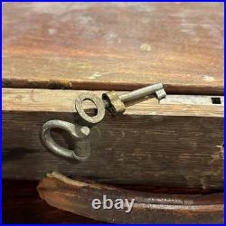 Antique Winsor & Newton Lexington Sketch Box Lock with Key Period Supplies RARE