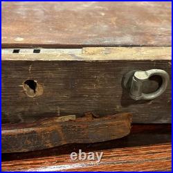 Antique Winsor & Newton Lexington Sketch Box Lock with Key Period Supplies RARE