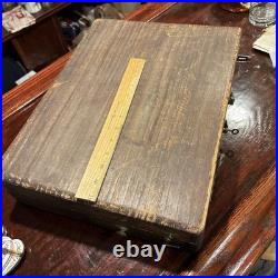 Antique Winsor & Newton Lexington Sketch Box Lock with Key Period Supplies RARE