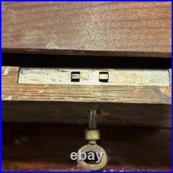 Antique Winsor & Newton Lexington Sketch Box Lock with Key Period Supplies RARE