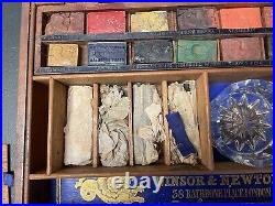 Antique Winsor Newton Watercolor Box