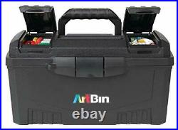 ArtBin 6918AB Twin Top 17 inch Supply Box Portable Art & Craft Supply Organiz