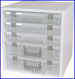 ArtBin Super Satchel Cube White Storage Box Organizer for Craft Supplies