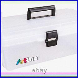 ArtEase 16 Portable Organizer Clear Lift-Out Tray Box with Handle ArtEase 16 Portable Organizer Clear Lift-Out Tray Box with Handle