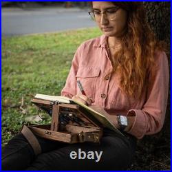 ArtEase Portable Wooden Desktop Easel with Storage Box Multi-Function Art Supp ArtEase Portable Wooden Desktop Easel with Storage Box Multi-Function Art Supp