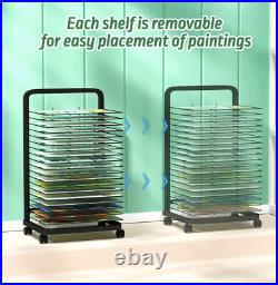 Art Drying Rack Painting Racks Double Sided Wire 20 Shelves 29x19x3 OPEN BOX