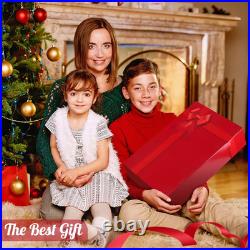 Art Supplies, 150-Pack Deluxe Wooden Art Set Crafts Drawing Painting Kit with 2