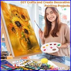 Art Supplies, 192-Pack Deluxe Art Set Drawing Painting Supplies Kit with Acry