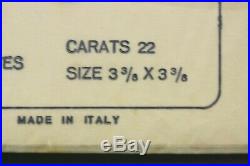 Art Supplies Gold Leaf 22k 500 sheet Made In Italy Best XX Glass Gold Leaf Boxed