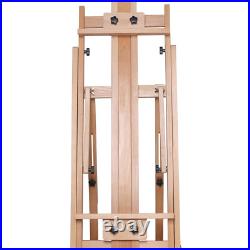 Art Supply Adjustable H-Frame Multi-Purpose Studio Artist Sketch Wooden Easel