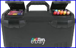 Artbin 6918AB Twin Top 17 Inch Supply Box, Portable Art & Craft Supply Organizer