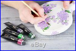 Arteza Acrylic Paint Painters Kit Set Of 60 Colors Non Toxic With Storage Box