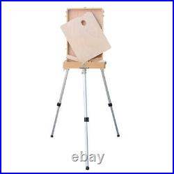 Artist Drawing Painting Sketch Boxes Easel with Divided Storage Compartments