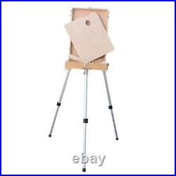 Artist Drawing Painting Sketch Boxes Easel with Divided Storage Compartments