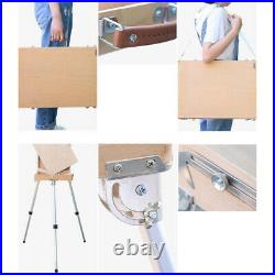Artist Easel Box Art Drawing Painting Wooden Table Sketching Box with Legs