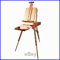 Artist French Easel Wooden Sketch Box Tripod Portable Folding Durable Painters