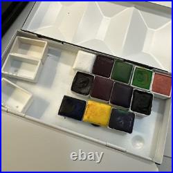 Artist Handmade Watercolors In Heavy Palette By Whiskey Painters, New, See Color