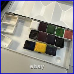 Artist Handmade Watercolors In Heavy Palette By Whiskey Painters, New, See Color