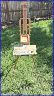 Artist-Owned Jullian Paris French Box Easel Signed Ellie Weakley Estate France