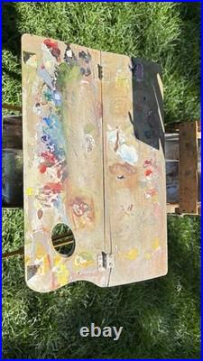 Artist-Owned Jullian Paris French Box Easel Signed Ellie Weakley Estate France
