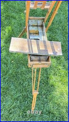 Artist-Owned Jullian Paris French Box Easel Signed Ellie Weakley Estate France