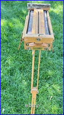 Artist-Owned Jullian Paris French Box Easel Signed Ellie Weakley Estate France