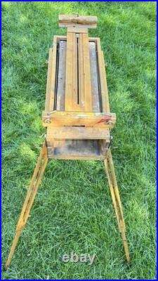 Artist-Owned Jullian Paris French Box Easel Signed Ellie Weakley Estate France