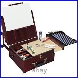 Artist Plein Air Easel, Pochade Box, Sketch Easel Box withCompact Aluminum Travel