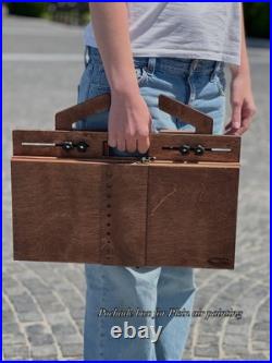 Artist Plein Air Easel, Pochade Box, Sketch Wooden Easel Box From Shrubmart