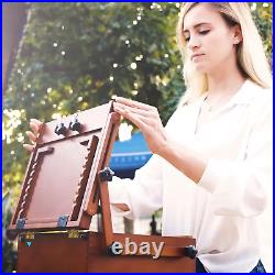 Artist Pochade Box for Plein Air Painting, Lightweight and Compact Aluminum Trave