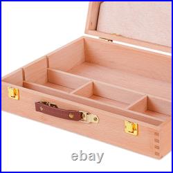 Artist Supply Tool Box Case Portable Large Capacity Art Supplies Organizer