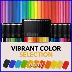 Artist's Choice 72 Vibrant Soft Core Colored Pencils in Elegant Tin Case