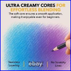 Artist's Choice 72 Vibrant Soft Core Colored Pencils in Elegant Tin Case