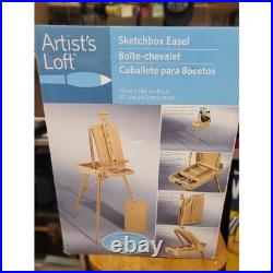 Artist's Loft Sketchbox Easel Portable Wooden Art Studio Artist's Loft Sketchbox Easel Portable Wooden Art Studio