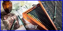 Artists Colored Pencils, 4mm Core, Wooden Box, 120 Count (32098)