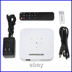 Artograph Smart HD Digital Art Projector with Remote, Wi Fi, and Case, White