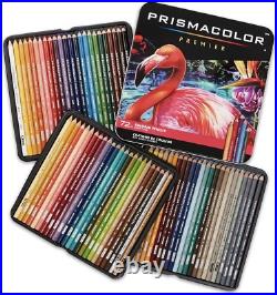 Assorted Premier Colored Pencils in Tin Case Perfect for Sketching & Shading