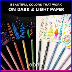 Assorted Soft Core Colored Pencils Set 72 Rich, Blendable Colors for Artists