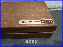 Badger Air Brush 150 4 Pk In Wood Box #1 Kit