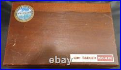 Badger Airbrush 150-4 PK With Many Extra Accessories & Wooden Box Set