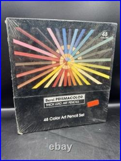 Berol Prismacolor Lot Of 7 Boxes Of Thick Lead Art Pencils Set Vintage USA NEW