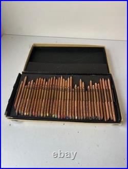 Berol x71 Karisma Colour Pencil Different Length Original 2 Tier Box England