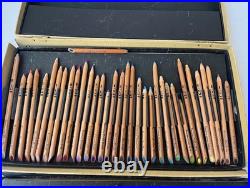 Berol x71 Karisma Colour Pencil Different Length Original 2 Tier Box England