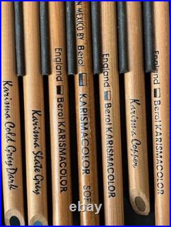 Berol x71 Karisma Colour Pencil Different Length Original 2 Tier Box England