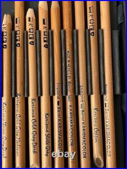 Berol x71 Karisma Colour Pencil Different Length Original 2 Tier Box England