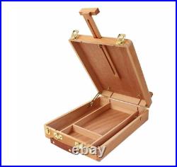 Box Easel Painting Storage Travel Art Supplies Suitcase Oil Paint Tools Craft