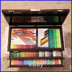 Brand New Holbein Artist Colored Pencil 150 In Wooden Box