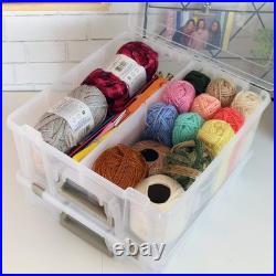 Bulk Art Supply Organizers 3-Pack, Lightweight Cases