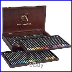 CARAN dACHE MUSEUM AQUARELLE COLOUR PENCILS 76 Watercolour Wooden Pencil Box